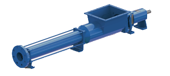 Screw pumps with a Wide Loading Hopper