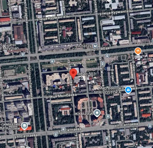 Расположение офиса Аско Пампс в Киеве